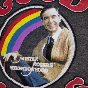 Men's Large T Shirt | Mr Rogers Good Vibes
